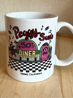 Peggy Sue’s 50s Diner in Yermo California Novelty Memorabilia Ceramic Coffee Mug
